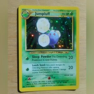 LP WOTC Holo Jumpluff 7/111 Neo Genesis Set Pokemon Card